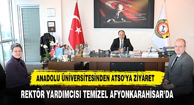 ANADOLU ÜNİVERSİTE ÖĞRENCİLERİ, ATSO’YU ZİYARET ETTİ