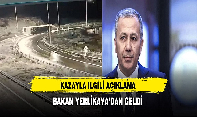 Antalya Yolundaki Otobüs Kazasında Açıklama Bakan Yerlikaya'dan Geldi