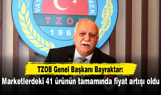 Aralık ayında marketlerdeki 41 ürünün tamamında fiyat artışı oldu