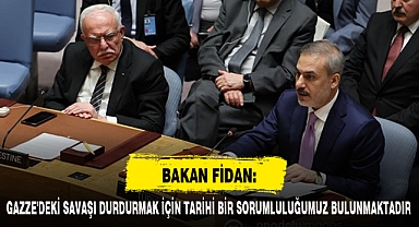 BAKAN FİDAN: