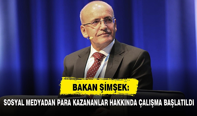 BAKAN ŞİMŞEK: