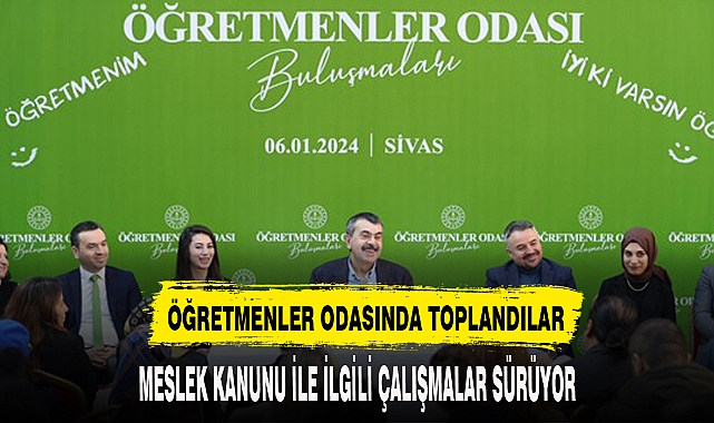 Bakan Tekin: Öğretmenlik Meslek Kanunu ile ilgili çalışmalar sürüyor