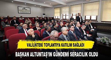 Başkan Altuntaş Valilikteki Toplantıya Katıldı