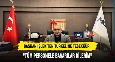 Başkan İşlek'ten Türkeli Gazetesine Teşekkür
