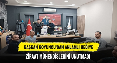 Başkan Koyuncu Ziraat Mühendislerini Unutmadı