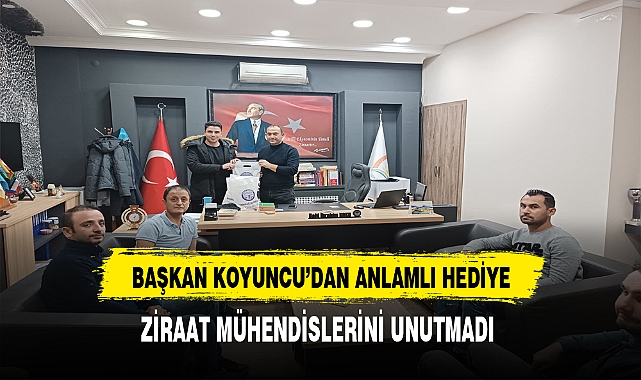 Başkan Koyuncu Ziraat Mühendislerini Unutmadı