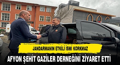 Başkan Kumartaşlı Jandarmanın Etkili İsmi Korkmaz'ı Ağırladı
