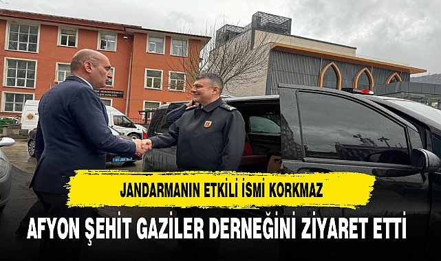 Başkan Kumartaşlı Jandarmanın Etkili İsmi Korkmaz'ı Ağırladı