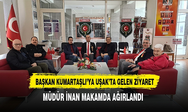 Başkan Kumartaşlı'ya Uşak'tan Gelen Ziyaret