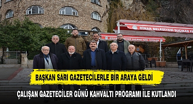 Başkan Nihat Sarı Gazetecilerle bir araya geldi.