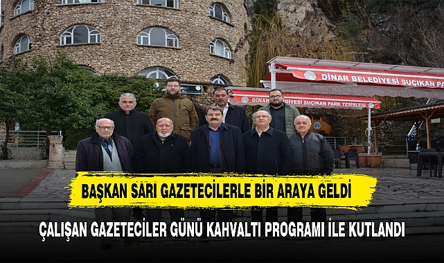 Başkan Nihat Sarı Gazetecilerle bir araya geldi.
