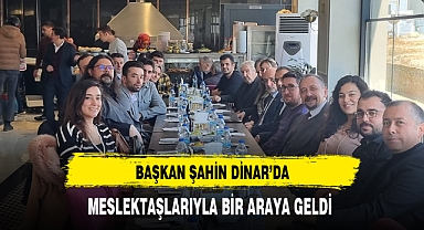 Başkan Şahin Dinar'da Meslektaşlarıyla Bir Araya Geldi