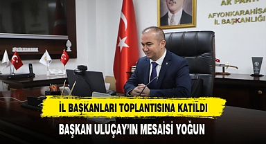 Başkan Uluçay'ın Mesaisi Yoğunlaştı