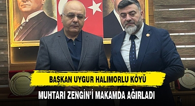 Başkan Uygur Muhtar Zengin'le Bir Araya Geldi