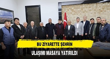 Başkan Zeybek'e Şoförler ve Otomobilciler Odası Başkanı Karataş'tan Ziyaret