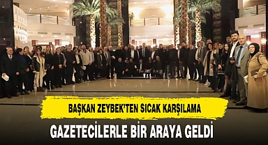 Başkan Zeybek Gazetecilerle Bir Araya Geldi