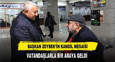 Başkan Zeybek'in Kandil Mesaisi