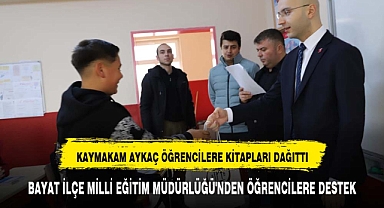 BAYAT İLÇE MİLLİ EĞİTİM MÜDÜRLÜĞÜ'NDEN ÖĞRENCİLERE LGS HAZIRLIK SINAVLARINA DESTEK