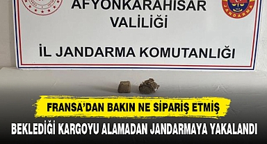 Beklediği Kargoyu Alamadan Jandarmaya Yakalandı