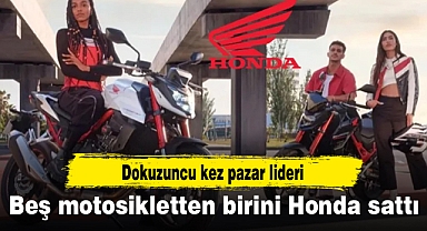 Beş motosikletten birini Honda sattı: Dokuzuncu kez pazar lideri