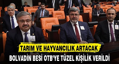 BOLVADİN BESİ OTB'YE TÜZEL KİŞİLİK VERİLDİ
