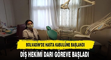 Bolvadin'de Diş Hekimi Göreve Başladı