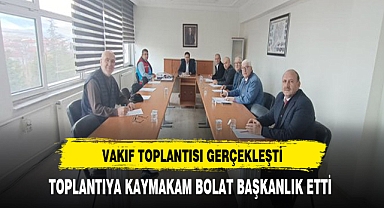 Bolvadin'de Vakıf Toplantısı Gerçekleştirildi