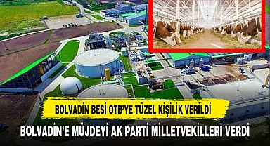 BOLVADİN’E MÜJDEYİ AK PARTİ MİLLETVEKİLLERİ VERDİ
