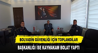 Bolvadin Güvenliği İçin Toplandılar