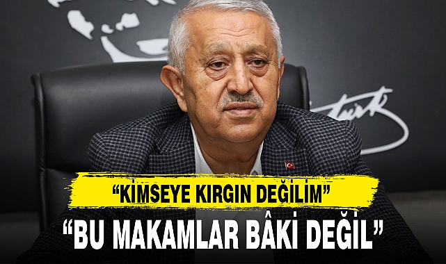 "BU MAKAMLAR BÂKİ DEĞİL"