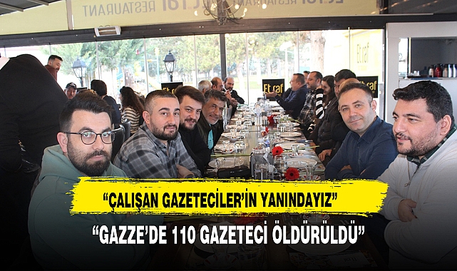 "ÇALIŞAN GAZETECİLER'İN YANINDAYIZ"
