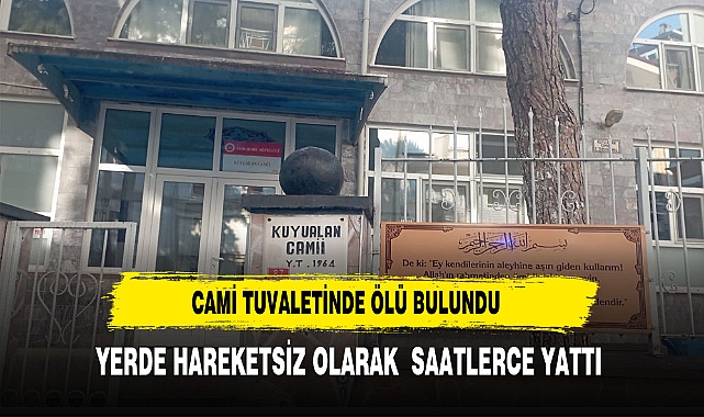 Cami tuvaletinde ölü bulundu