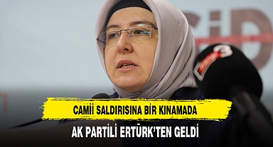 Camii Saldırısına Bir Kınamada AK Partili Ertürk'ten Geldi