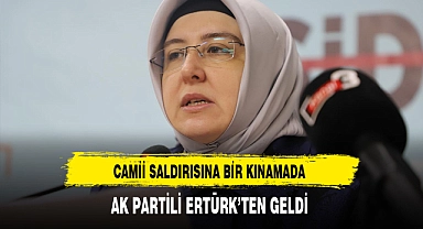 Camii Saldırısına Bir Kınamada AK Partili Ertürk'ten Geldi