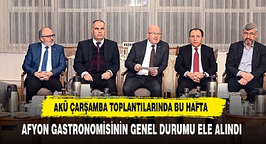 AKÜ'DE AFYON MUTFAĞI BİLİMSEL AÇIDAN ELE ALINDI