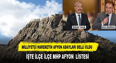 Milliyetçi Hareketin Afyon Adayları Belli Oldu