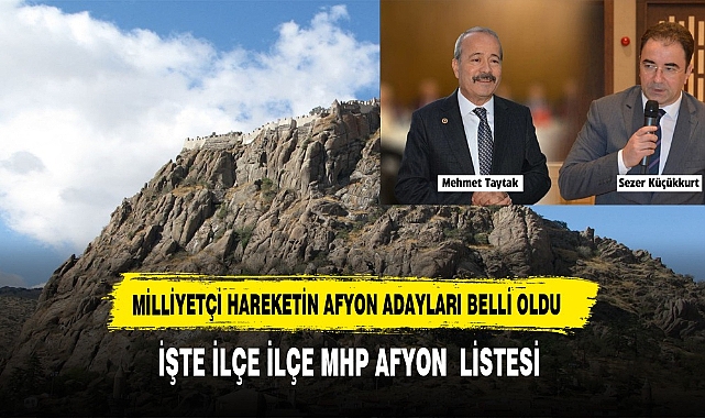Milliyetçi Hareketin Afyon Adayları Belli Oldu