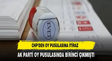 CHP'den oy pusulasına itiraz