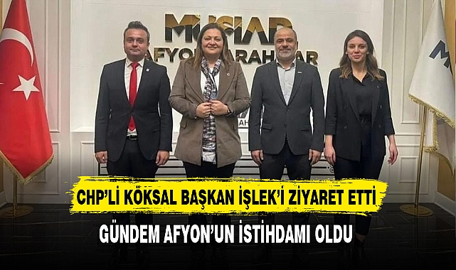CHP’li Köksal ve Ekibi  Afyon’da Ziyaretlerini Sürdürüyor