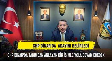 CHP'nin Dinar Belediye Başkan Adayı Veysel Topçu oldu