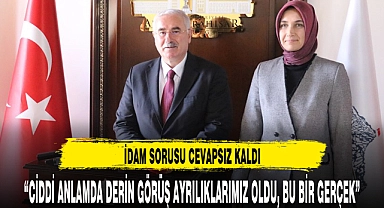 "CİDDİ ANLAMDA DERİN GÖRÜŞ AYRILIKLARIMIZ OLDU, BU BİR GERÇEK"