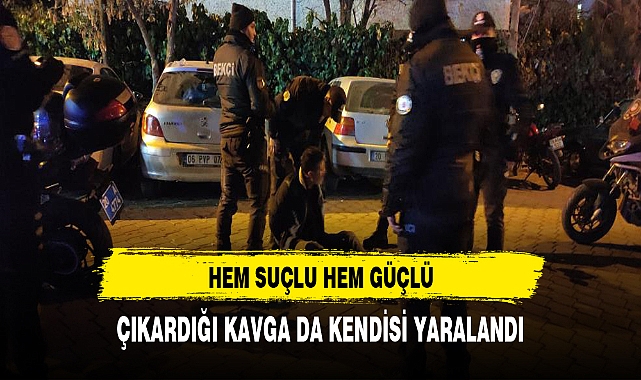 Çıkardığı Kavgada Kendisi Yaralandı. Olay Polislere Bile Pes Dedirtti