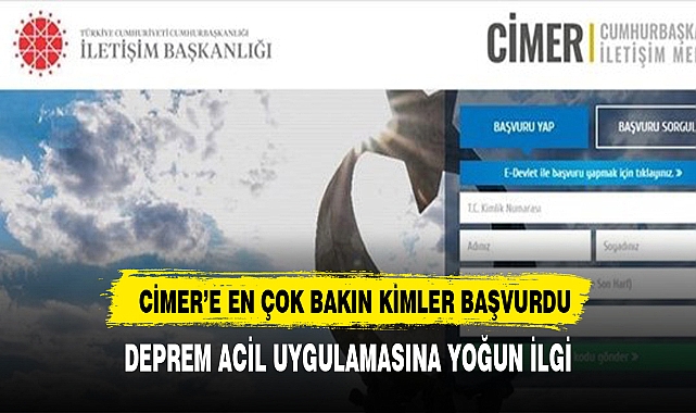 CİMER'e geçen yıl en çok üniversite mezunları başvurdu