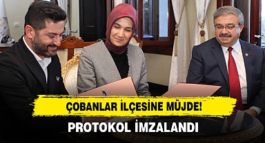 Çobanlar İlçesine Müjde! Protokol İmzalandı