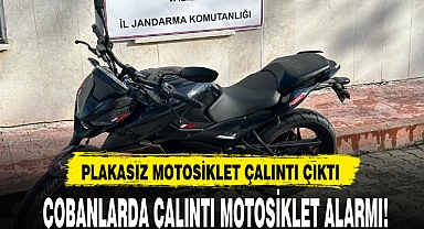 ÇOBANLARDA ÇALINTI MOTOSİKLET ALARMI!