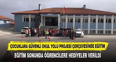 Çocuklara Güvenli Okul Yolu Projesi Çerçevesinde Eğitim