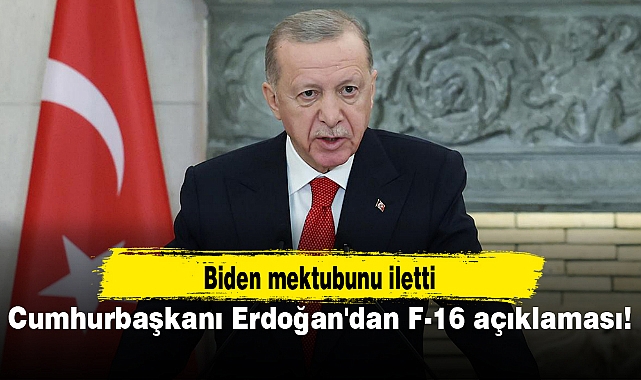 Cumhurbaşkanı Erdoğan'dan F-16 açıklaması!
