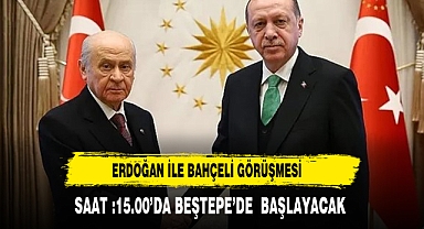 Cumhurbaşkanı Erdoğan ile Bahçeli görüşecek