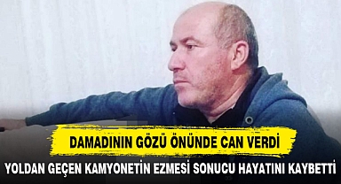 DAMADININ GÖZÜ ÖNÜNDE CAN VERDİ