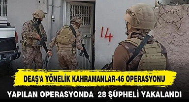 DEAŞ'A YÖNELİK KAHRAMANLAR-46 OPERASYONU